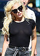 Lady Gaga out braless in new york pics