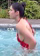Alexandra Daddario naked pics - side-boob in a swimsuit