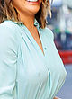 Chrissy Teigen out in a see-through blouse pics