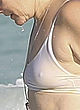 Drew Barrymore naked pics - see-through to breasts, beach
