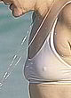 Drew Barrymore naked pics - small tits in wet bikini top
