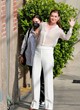 Ellen Pompeo wore a stylish white outfit pics