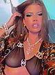 Chanel West Coast naked pics - visible breasts in sheer bra