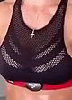 Eva Marie visible tits, sheer sports bra pics