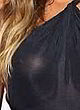 Khloe Kardashian visible boobs in sheer dress pics