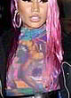 Nicki Minaj wore a sheer jumpsuit pics