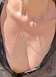 Elsa Hosk sheer wet top & topless at ps pics