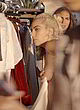 Lady Gaga naked pics - wardrobe change on the set