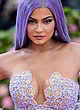 Kylie Jenner naked pics - visible nipples in sheer dress