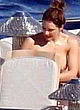 Katharine McPhee sunbathing, visible boobs pics