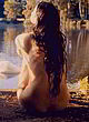 Gemma Arterton sitting fully nude , shows ass pics