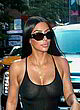 Kim Kardashian visible boobs,  black tank top pics