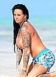 Jemma Lucy naked pics - visible tits & posing on beach