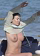 Bleona Qereti topless in sardinia, big boobs pics