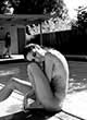 Niia Bertino naked pics - posing naked near pool