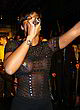 Kelly Rowland fully sheer top at concert pics