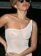 Lady Gaga posing in white sheer bodysuit pics