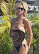 Heidi Klum naked pics - topless at the beach house