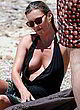 Kate Moss naked pics - exposing her tits breasts