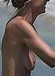 Heidi Klum topless at the beach, sexy pics