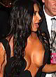 Kim Kardashian naked pics - no bra, almost nip-slip