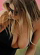Charlotte McKinney naked pics - flashing her large boob