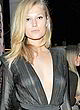 Toni Garrn naked pics - visible breasts in black suit