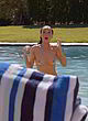 Camilla Luddington naked pics - nude butt & small tits in pool