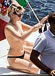 Kristen Stewart topless with friends on boat pics