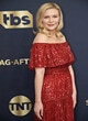 Kirsten Dunst looks stunning in a red gown pics