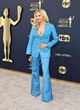 Mira Sorvino blue pantsuit at sag awards pics