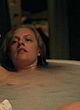 Elisabeth Moss naked pics - shows her boob in bathtub