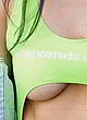 Megan Fox naked pics - shows her underboob, sexy