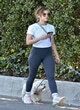 Lucy Hale takes her dogs for a walk pics