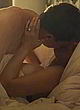 Alexandra Daddario naked pics - exposing her boob in bed