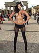 Micaela Schaefer posing topless in berlin pics