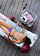 Audrey Tautou naked pics - sunbathing her small tits