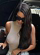 Kim Kardashian naked pics - sheer sleeveless top, boobs