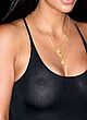 Kim Kardashian braless, sheer to big tits pics