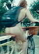 Ludovica Martino rides bike fully naked pics
