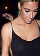 Kim Kardashian naked pics - visible breasts, sheer top