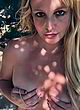 Britney Spears posing topless, instagram pics