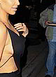 Kim Kardashian braless, visible boobs, public pics
