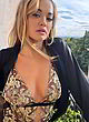 Rita Ora see-through to breasts top pics