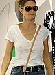 Heidi Klum braless in white t-shirt, tits pics