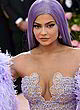 Kylie Jenner naked pics - see-through to tits in dress