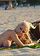 Ana Braga naked pics - topless at the beach