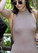 Kendall Jenner braless, visible boobs, dress pics