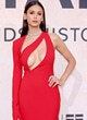 Nina Dobrev red cutout dress at 2022 amfar pics