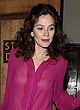 Anna Friel naked pics - visible tits in blouse